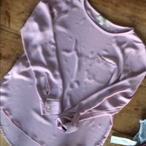 Loft light plum blouse